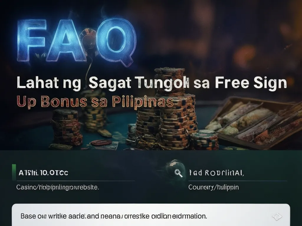 Bonus FAQ